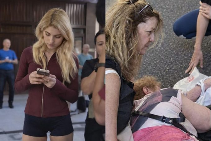 Escena tras el accidente de Marta Fort en Palermo