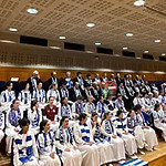 El Orfeón Donostiarra da voz al himno de la Real Sociedad en la previa de la gran final