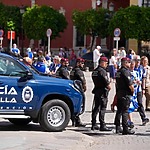 91 hinchas identificados con objetos peligrosos en la previa de la final de la Copa del Rey